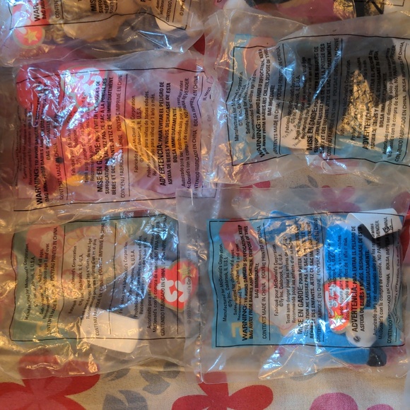 Sealed Mc Donalds Vintage Ty 1999 Stuffed Toy Animals Bundle 8 piece bundle lot - Picture 7 of 14